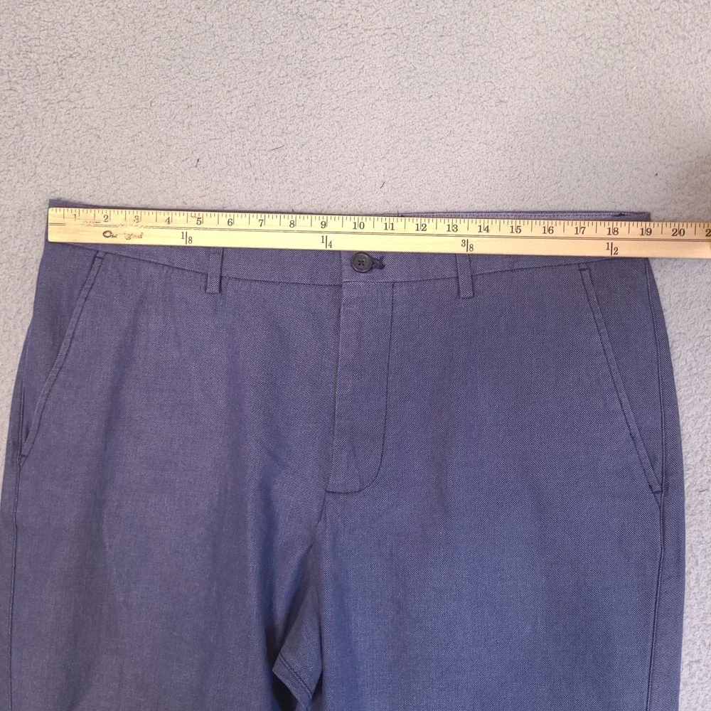 Banana Republic Pants Mens 38x31 Blue Kentfield Straight Flat Front Chino‎ Dress